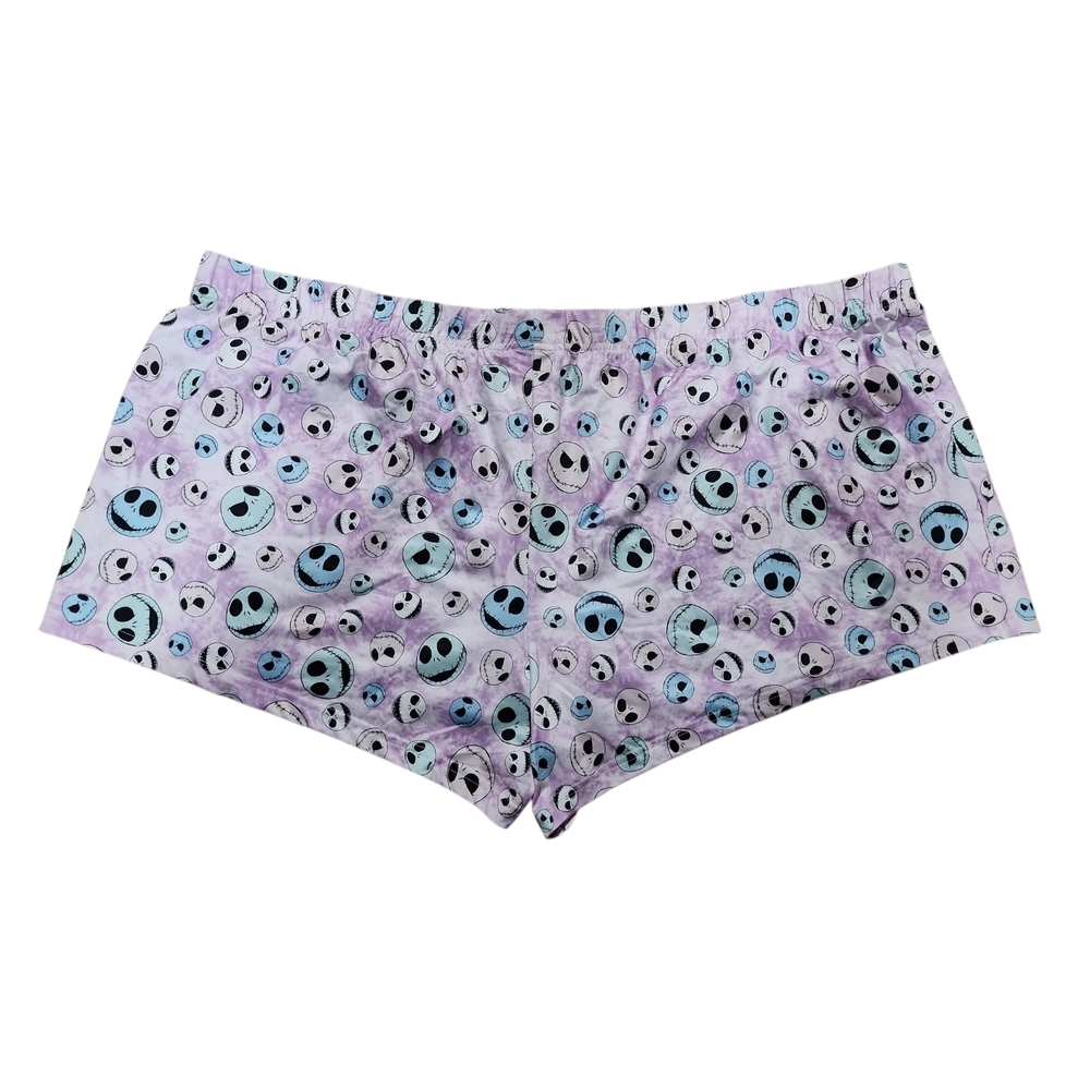 Disney Nightmare Before Christmas Jack Skellington Tie Dye Sleep Shorts 3XL